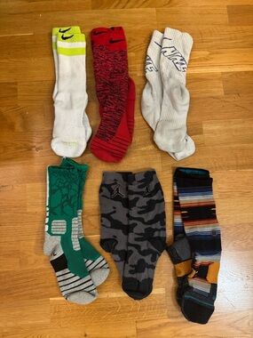 Assorted Athletic Gym Socks - Nike, Stance, Jordan